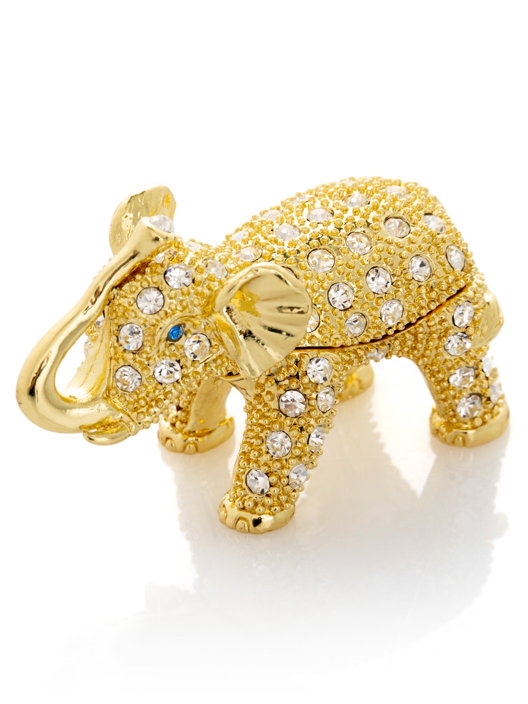Keren Kopal Golden Elephant with crystals