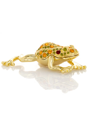 Keren Kopal Golden Frog Trinket Box