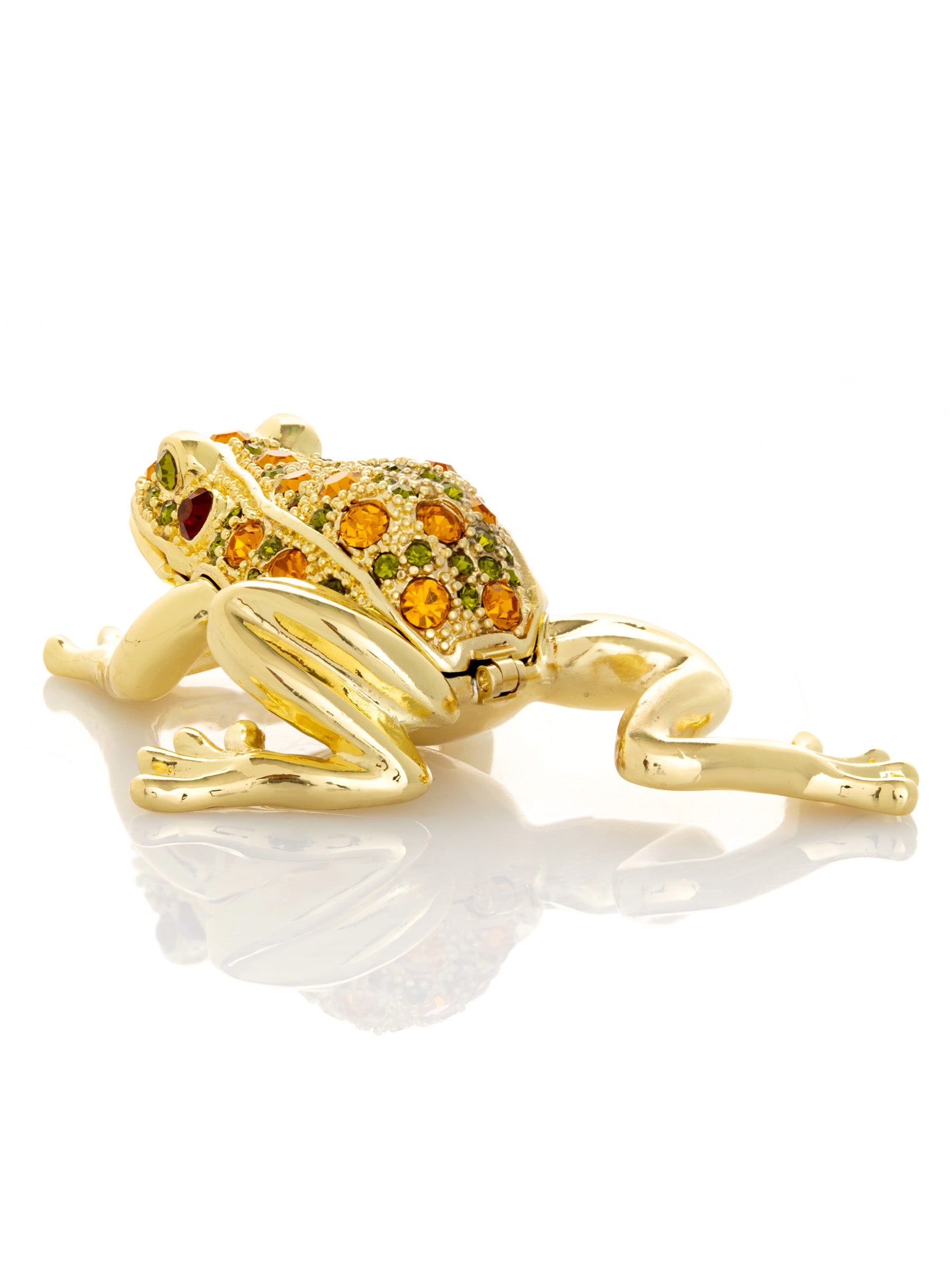 Keren Kopal Golden Frog Trinket Box