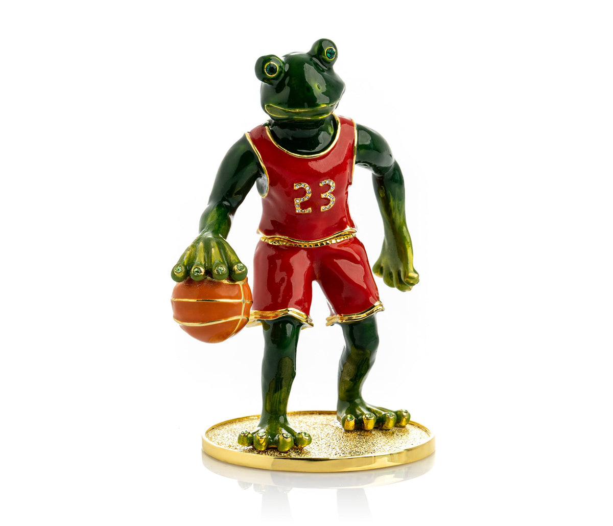 Frog Playing Basketball