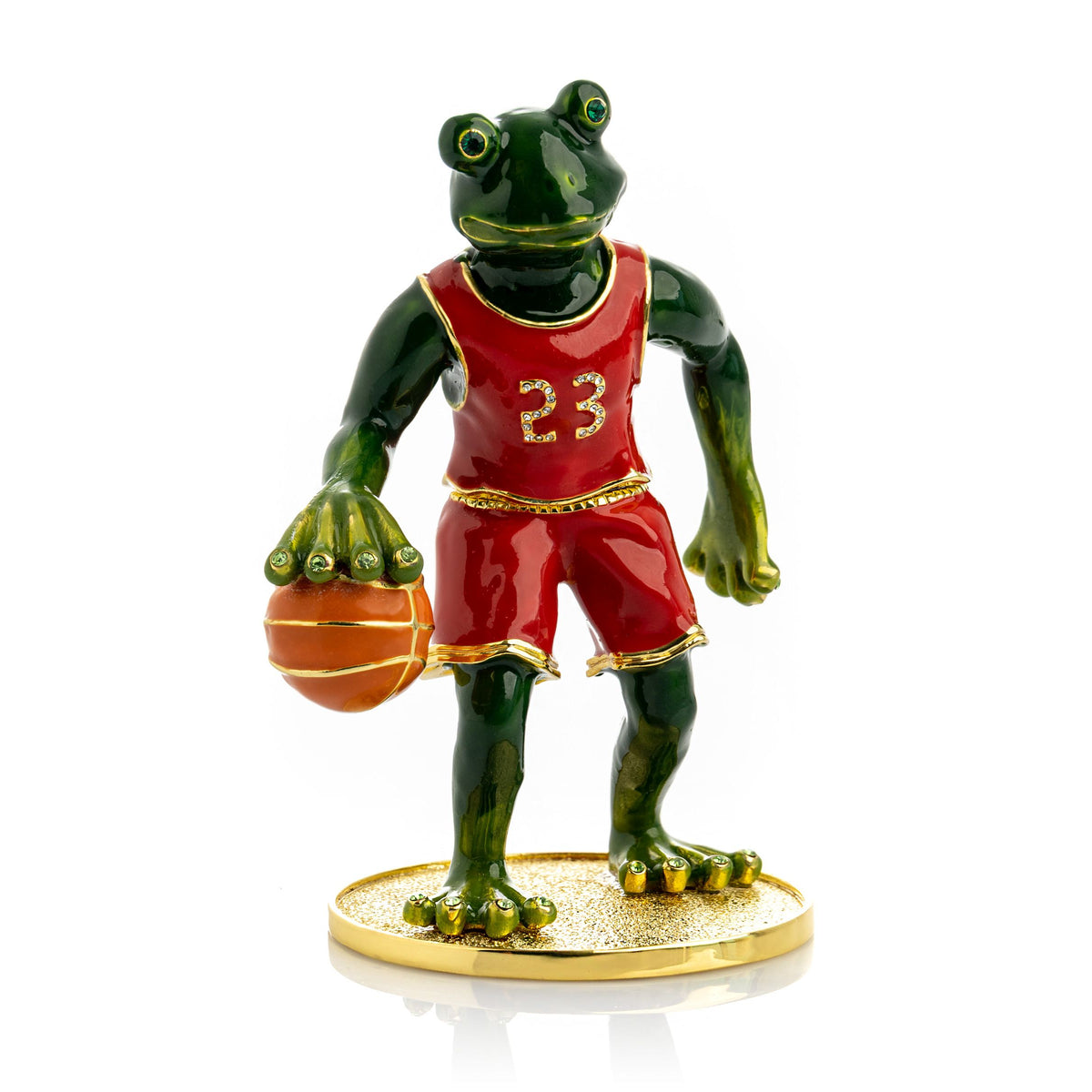 Frog Playing Basketball