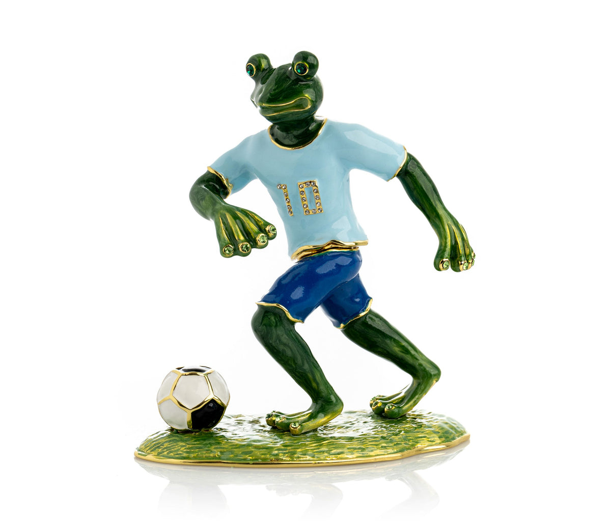 Frog Playing Football
