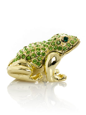 Keren Kopal Green and Gold Sitting Toad