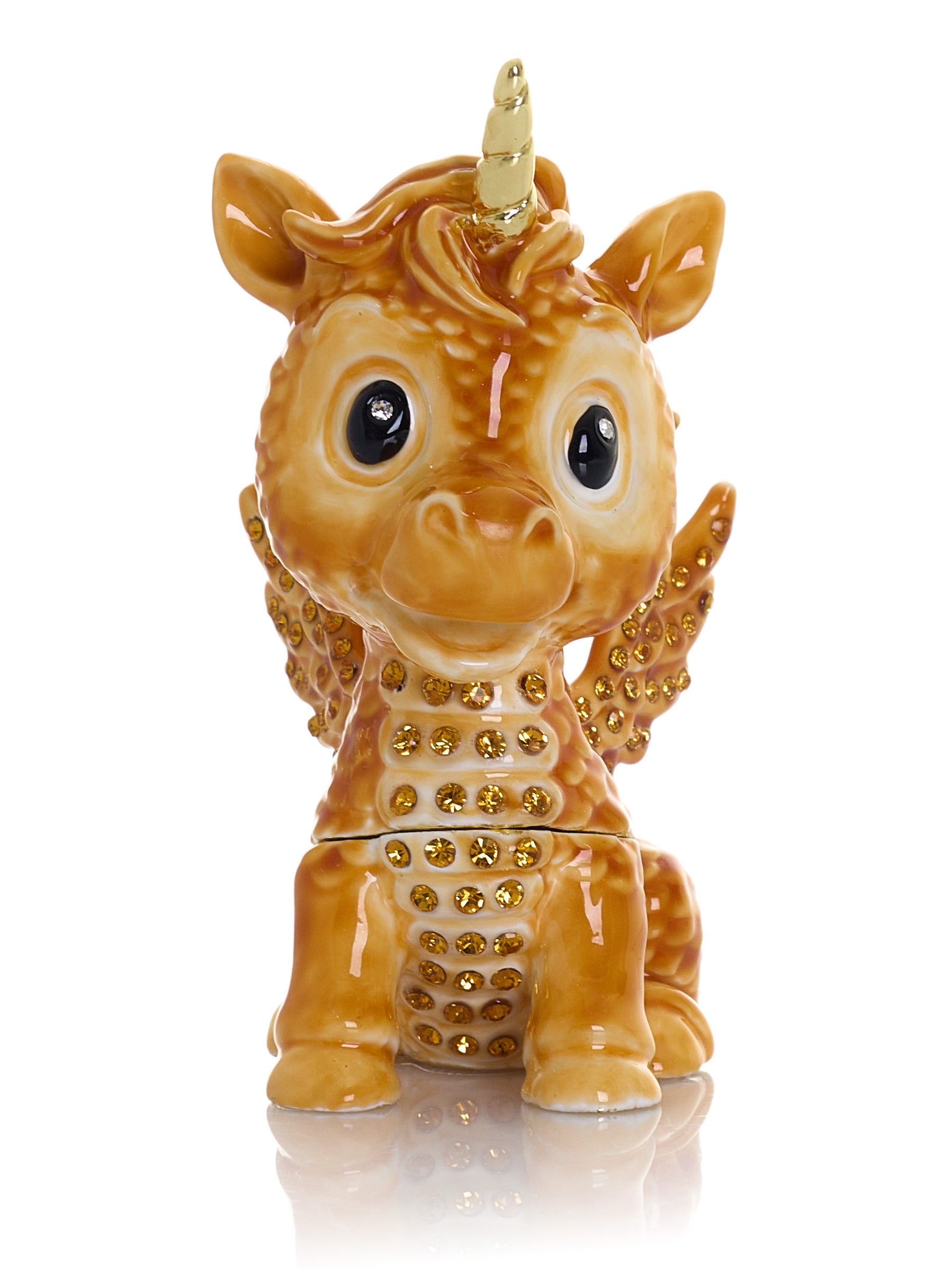 Keren Kopal Cute Brown Unicorn Horse trinket Box Limited Edition 1-250