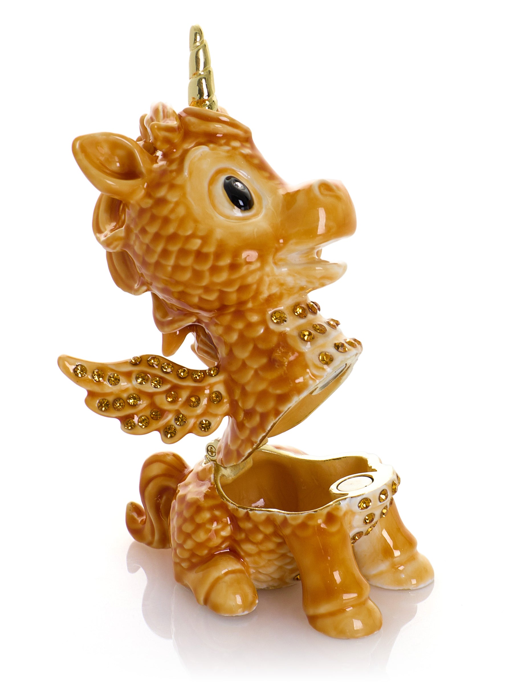 Cute Brown Unicorn Horse trinket Box Limited Edition 1-250