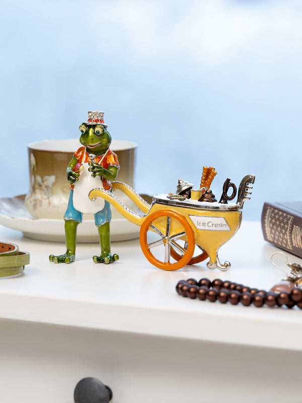 Frosch-Eisverkäufer