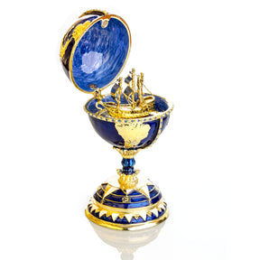 Œuf de Fabergé Globe avec voilier