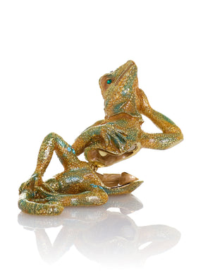 Chilling Lizard Trinket Box