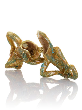 Chilling Lizard Trinket Box