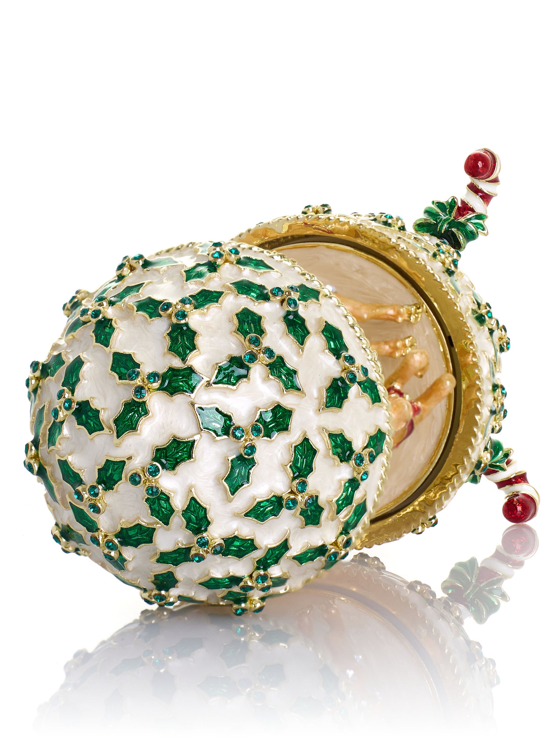 Christmas Reindeer Musical Carousel Playing Jingle Bells