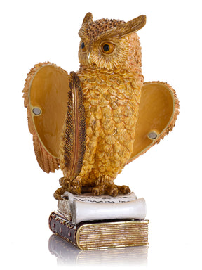 Keren Kopal Wise Owl on Books Trinket Box Limited Edition