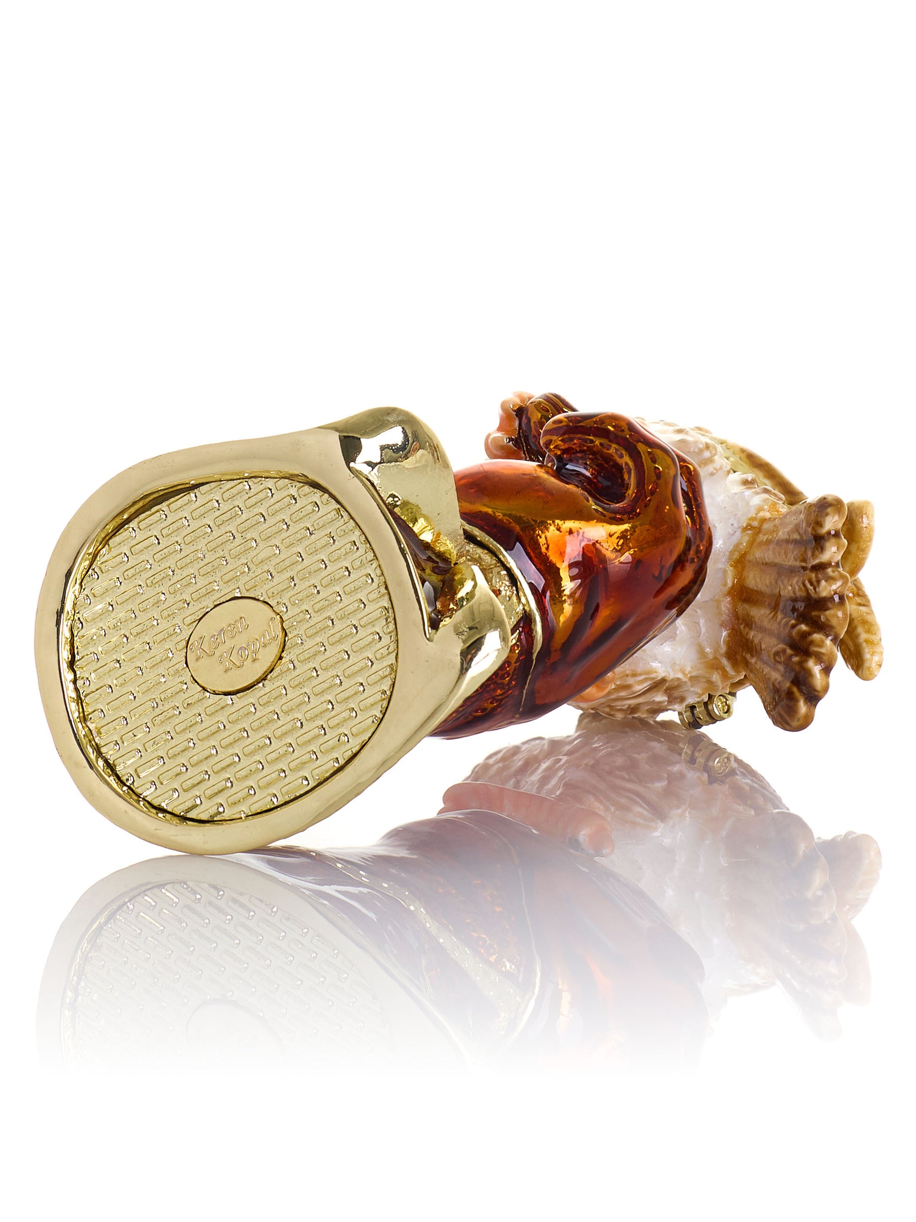 Majestic Eagle on Tree Trunk Trinket Box