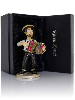 Accordion Music Player Trinket Box