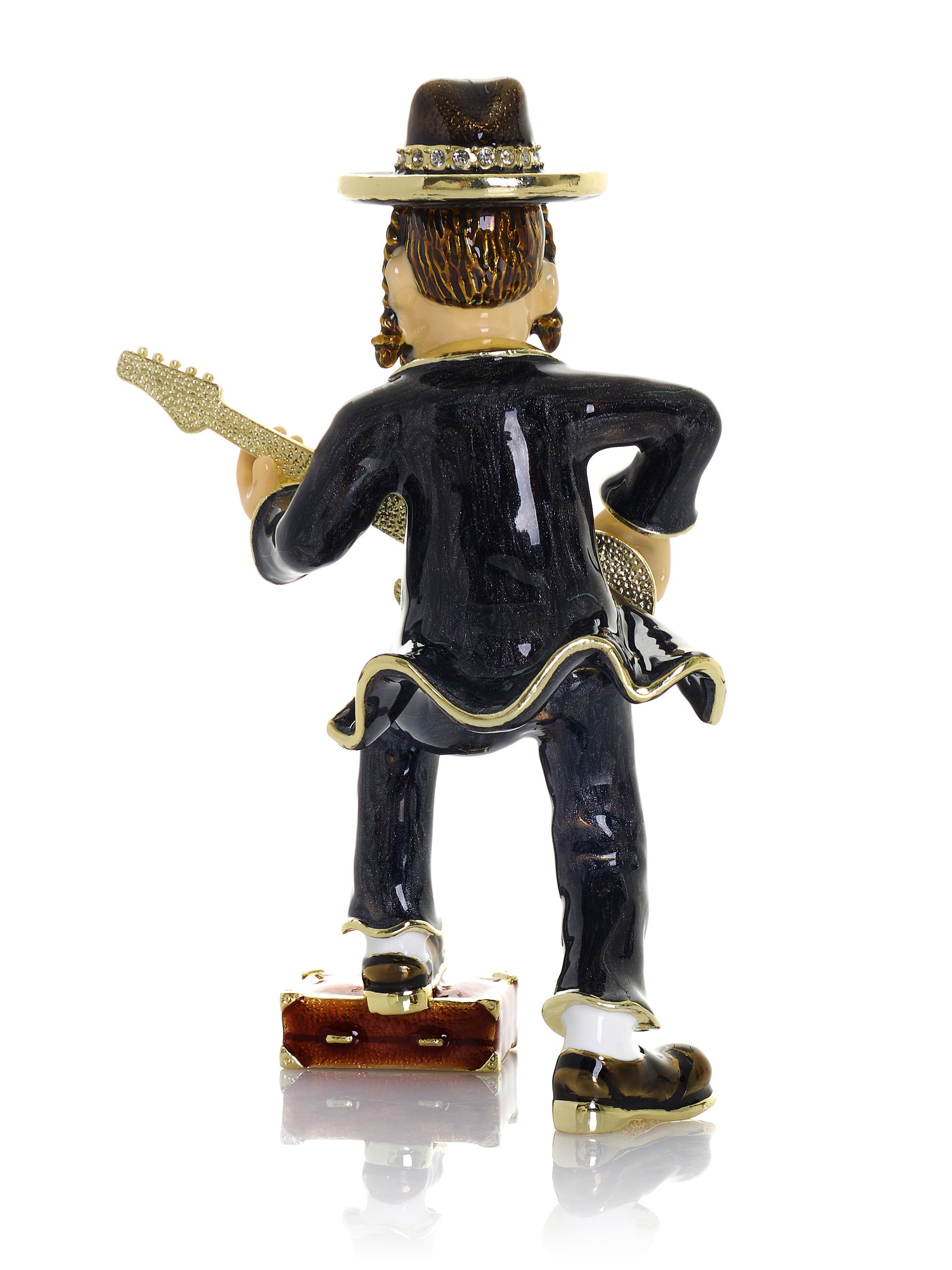 Guitar Music Player Trinket Box