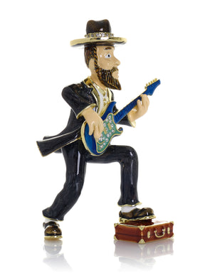 Guitar Music Player Trinket Box