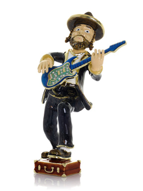 Guitar Music Player Trinket Box