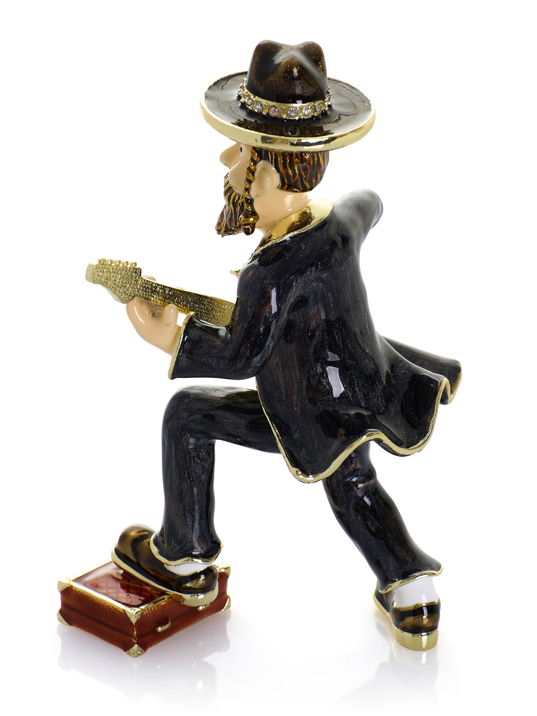 Guitar Music Player Trinket Box
