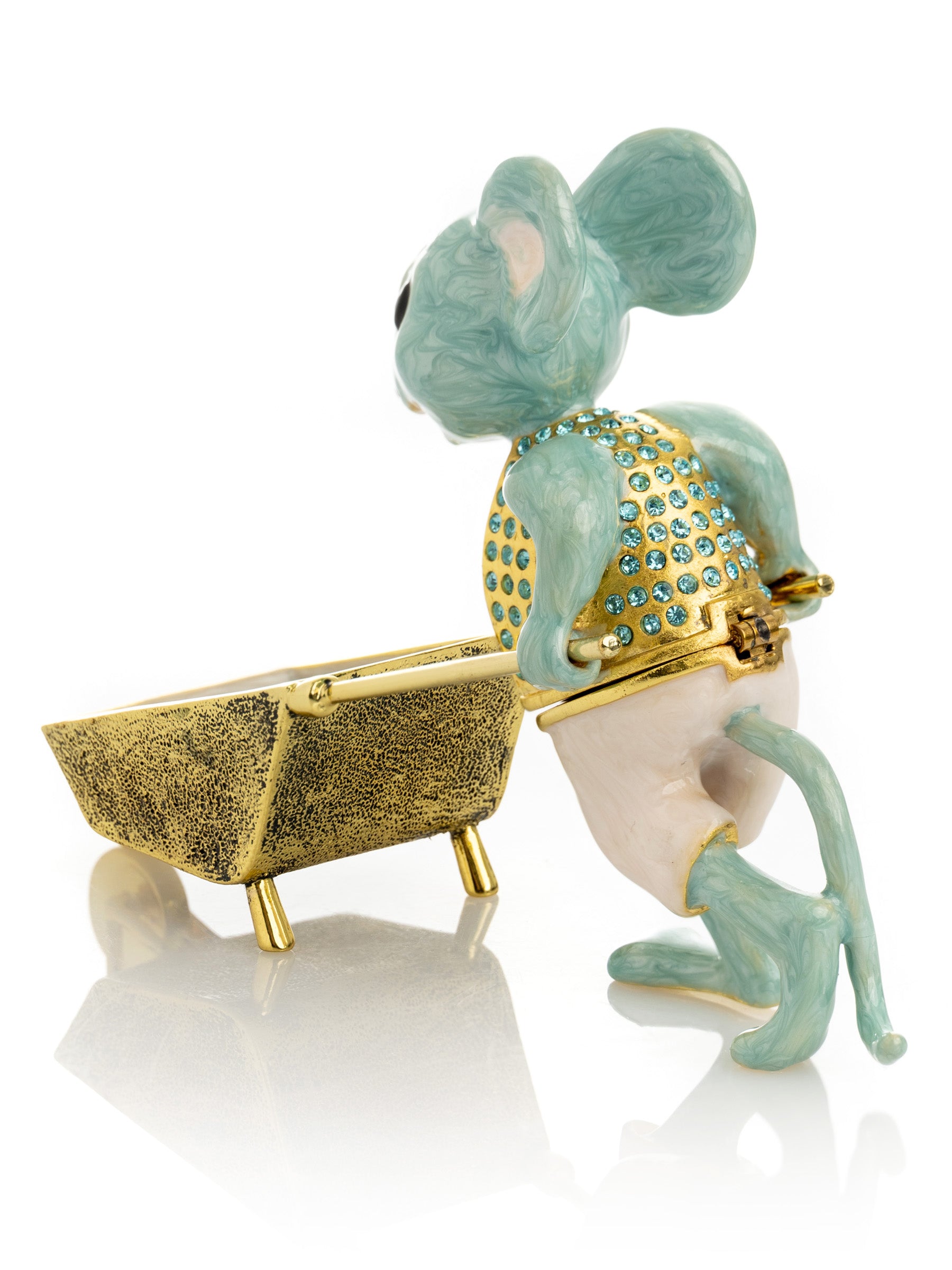 Keren Kopal Mouse with Wheelbarrow