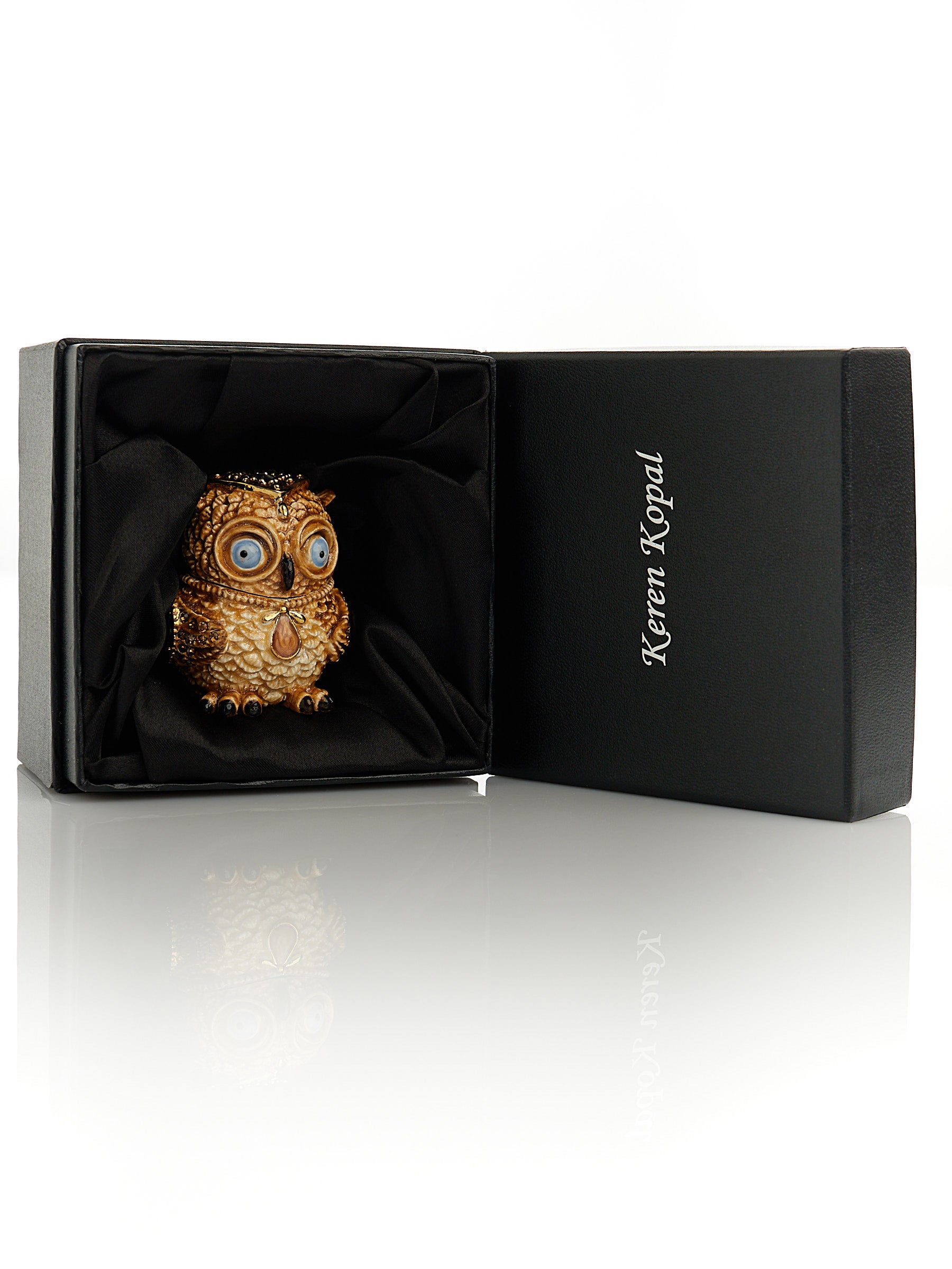 Brown Owl Trinket Box