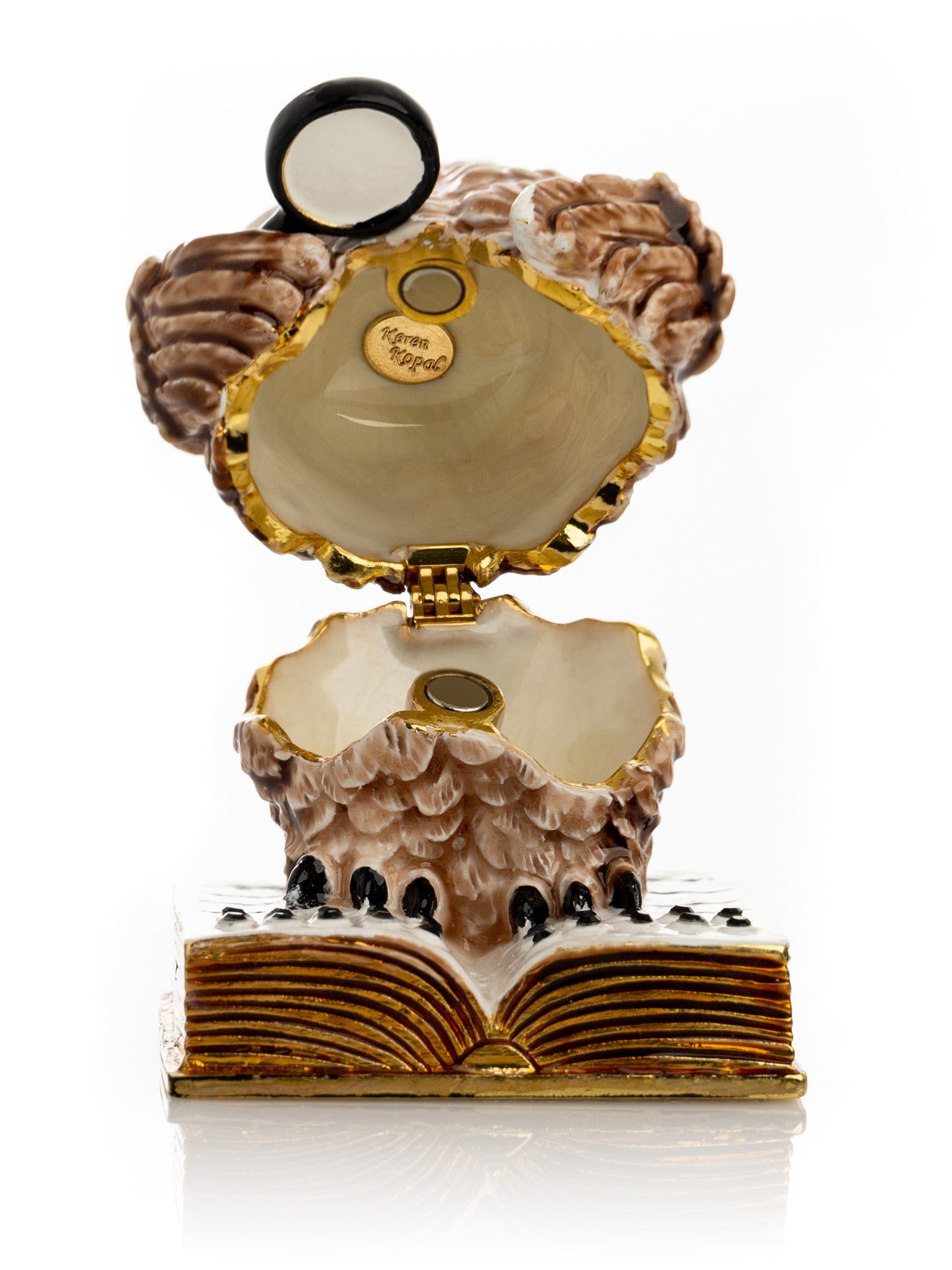 Keren Kopal Owl Reading a Book