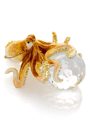 Crystal Apple with an Octopus