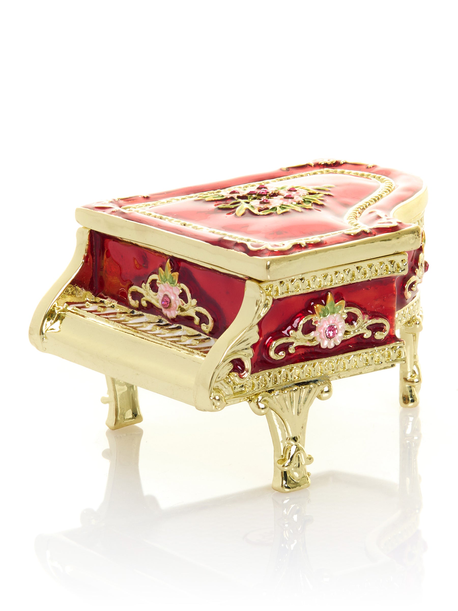 Keren Kopal Red Piano Trinket Box