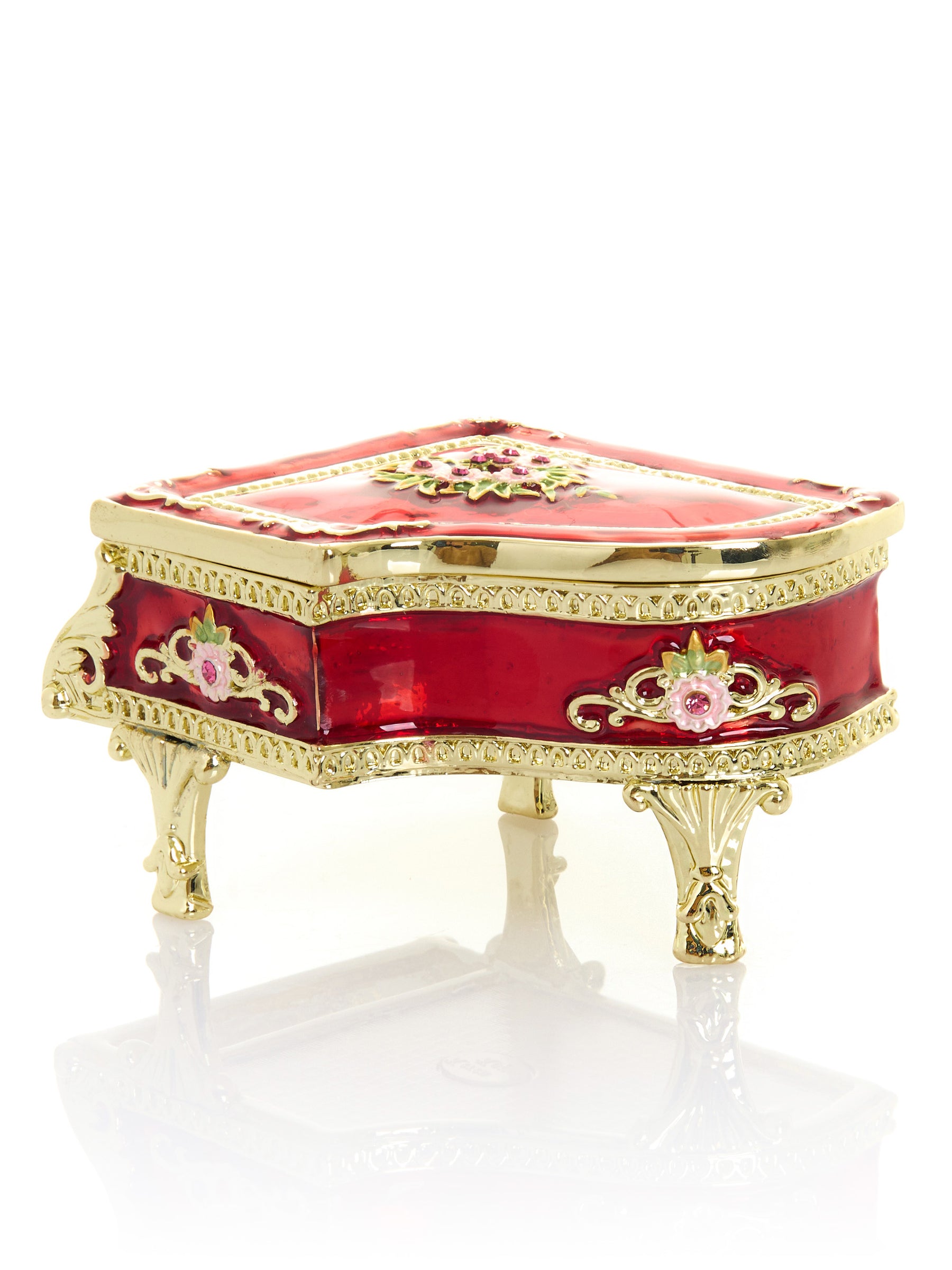Keren Kopal Red Piano Trinket Box