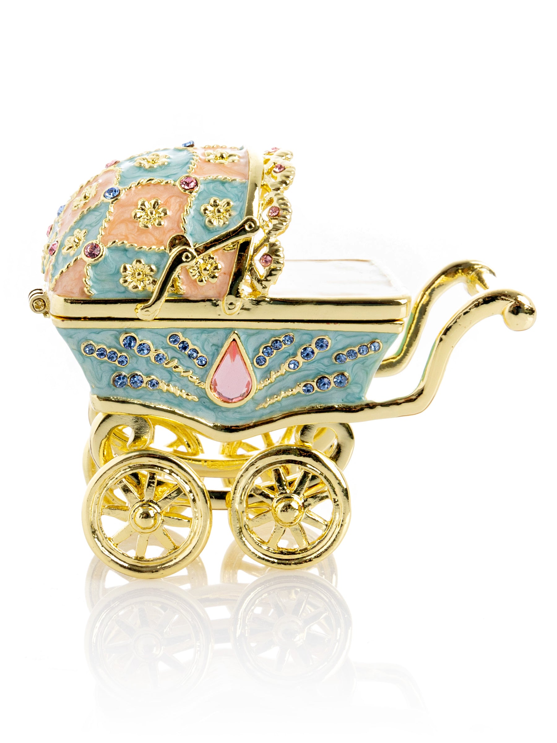 Baby Carriage trinket box