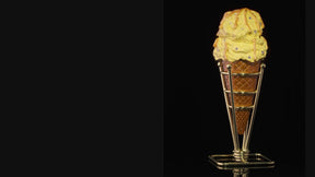 Summer Special Salted Caramel Vanilla Ice Cream Cone Trinket Box