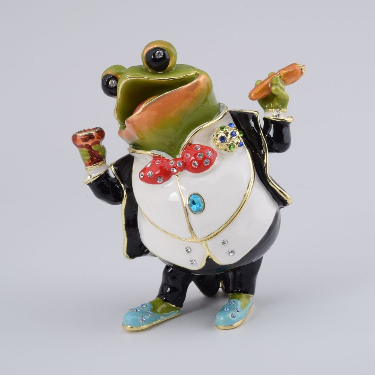 Business Frog Holding a Cigar