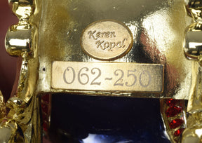 Limitierte Auflage 1 von 250 blauen Faberge Royal Carriage Schmuckkästchen