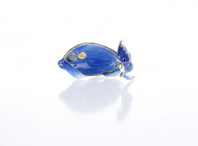 Blaue Regenbogenfisch-Schmuckschachtel