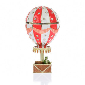 Red Hot air balloon with frog Limited edition 1-250