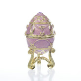 Purple Easter Egg with flower vase