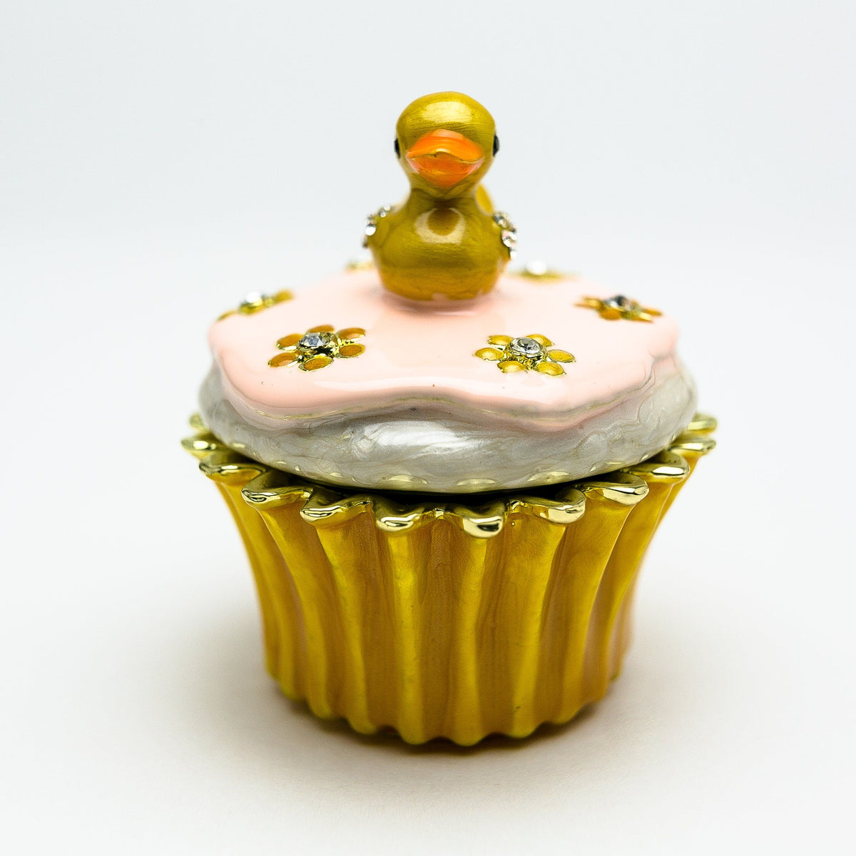 Yellow Duck on Cupcake Baby Shower Keren Kopal