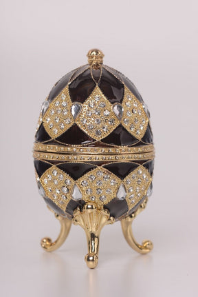 Keren Kopal Brown Faberge Egg with Egg Pendant Inside  127.00