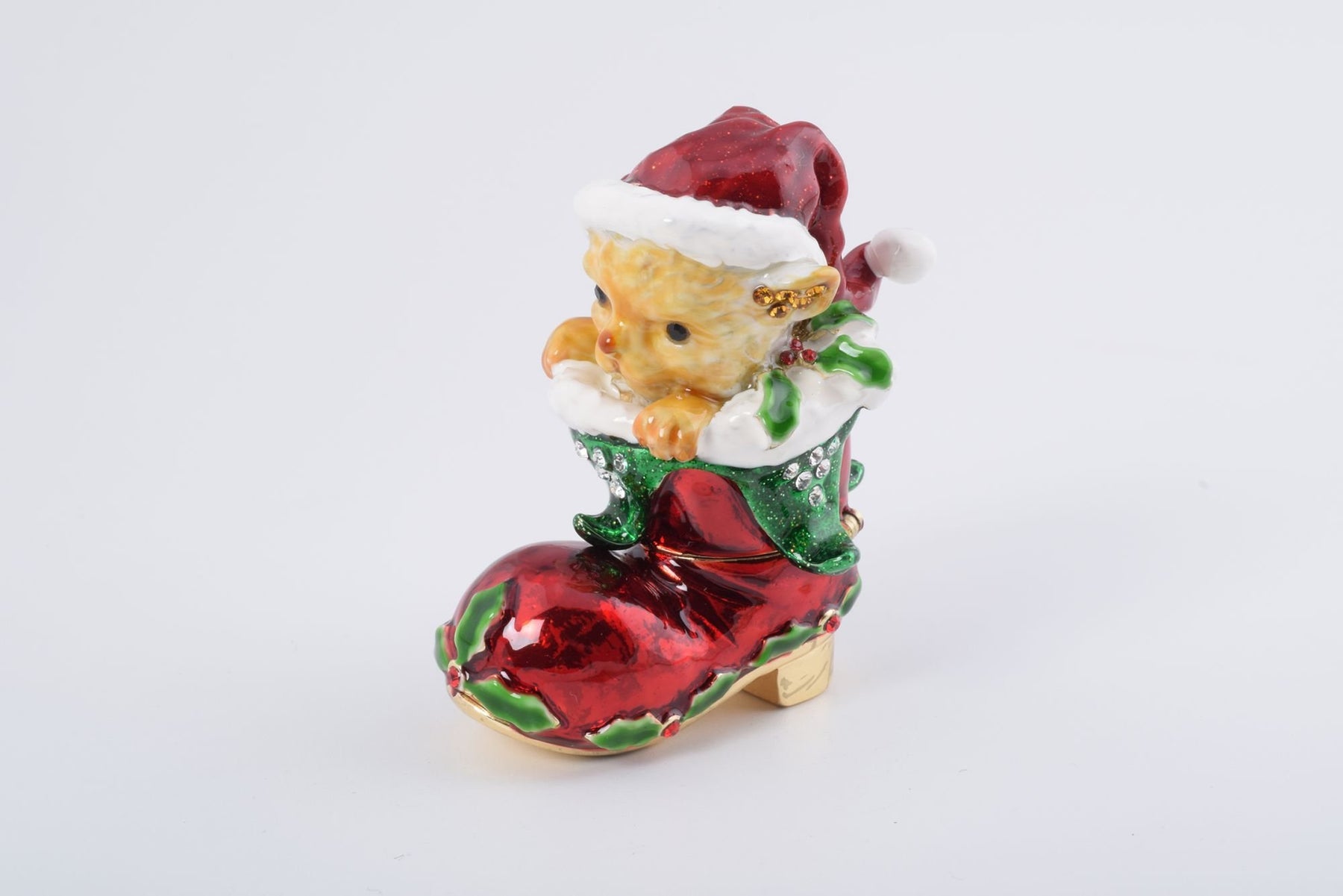 Keren Kopal Christmas Cat in a Christmas Boot  62.50