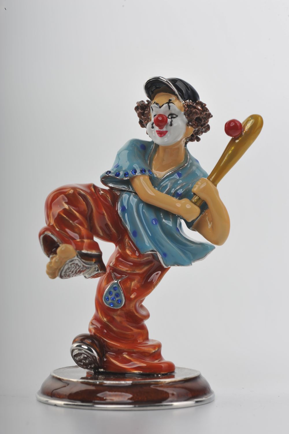 Keren Kopal Circus Clown Playing Baseball  89.00