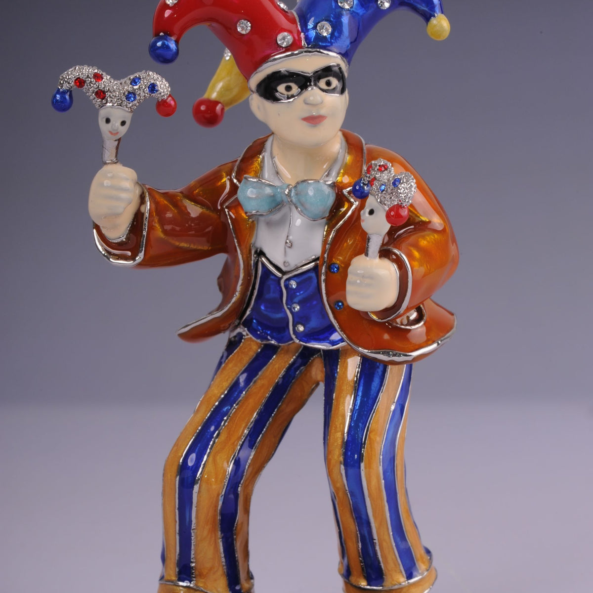 Colorful Jester with Clappers