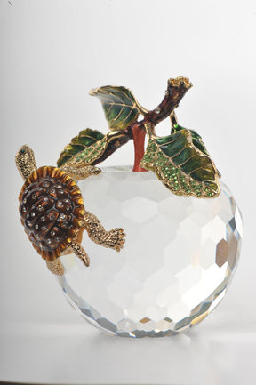 Keren Kopal Crystal Apple with a Turtle  139.00