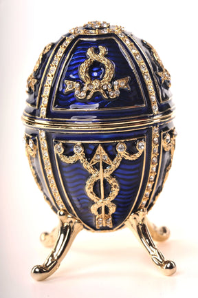 Oeuf de Pâques Fabergé bleu
