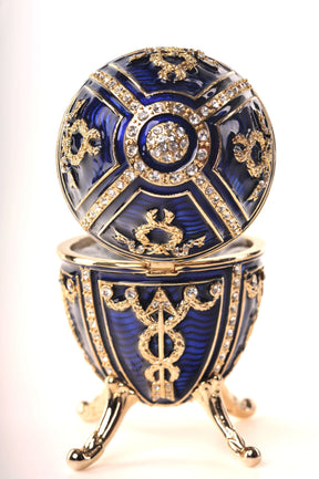Blue Faberge Easter Egg