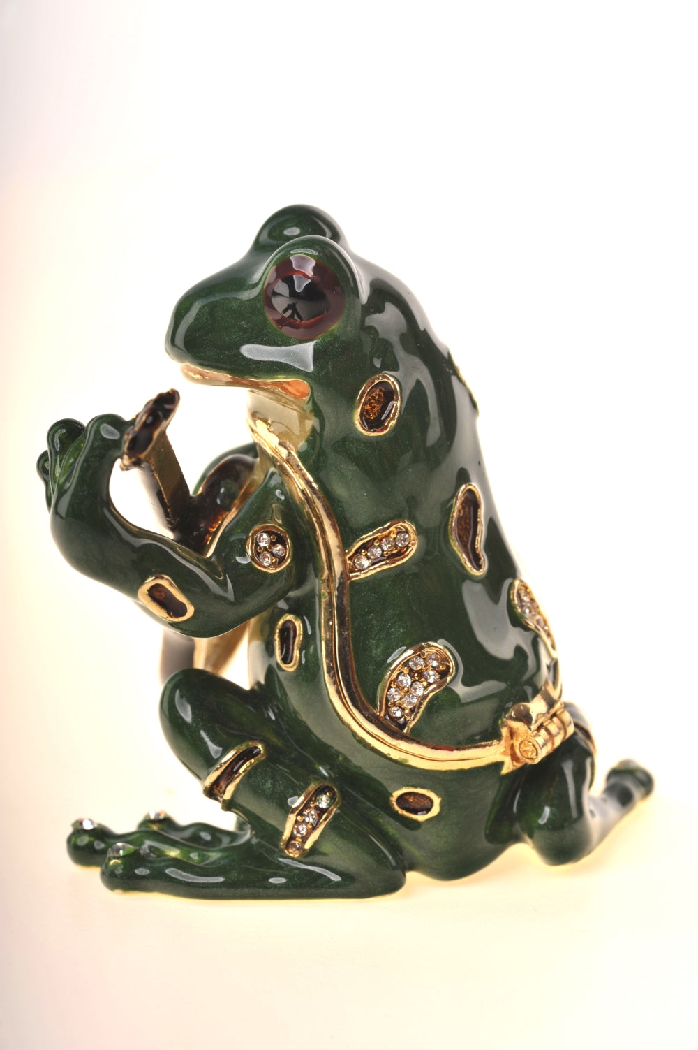 Gitarre spielender Frosch