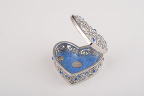 Blue Heart Decorative Box