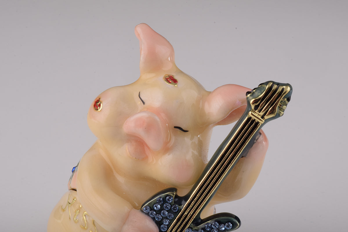 Pig Playing Guitar