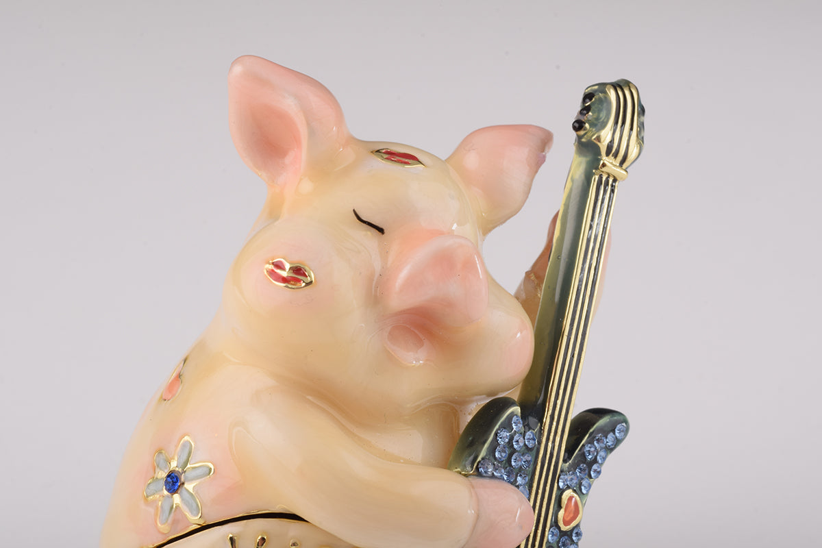 Pig Playing Guitar