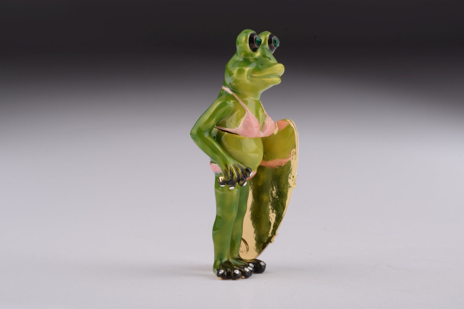 Frog Holding a Surfboard