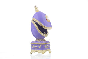 Purple Faberge Egg with Pearl