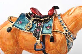 Keren Kopal Decorated Orange Horse  74.00