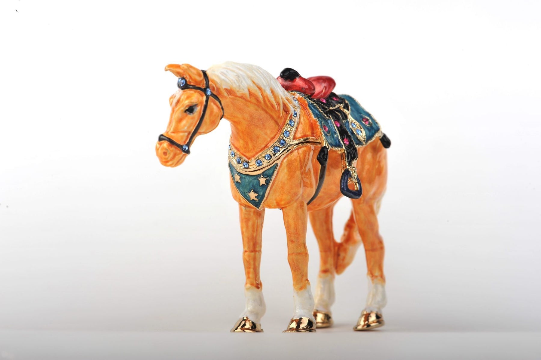 Keren Kopal Decorated Orange Horse  74.00